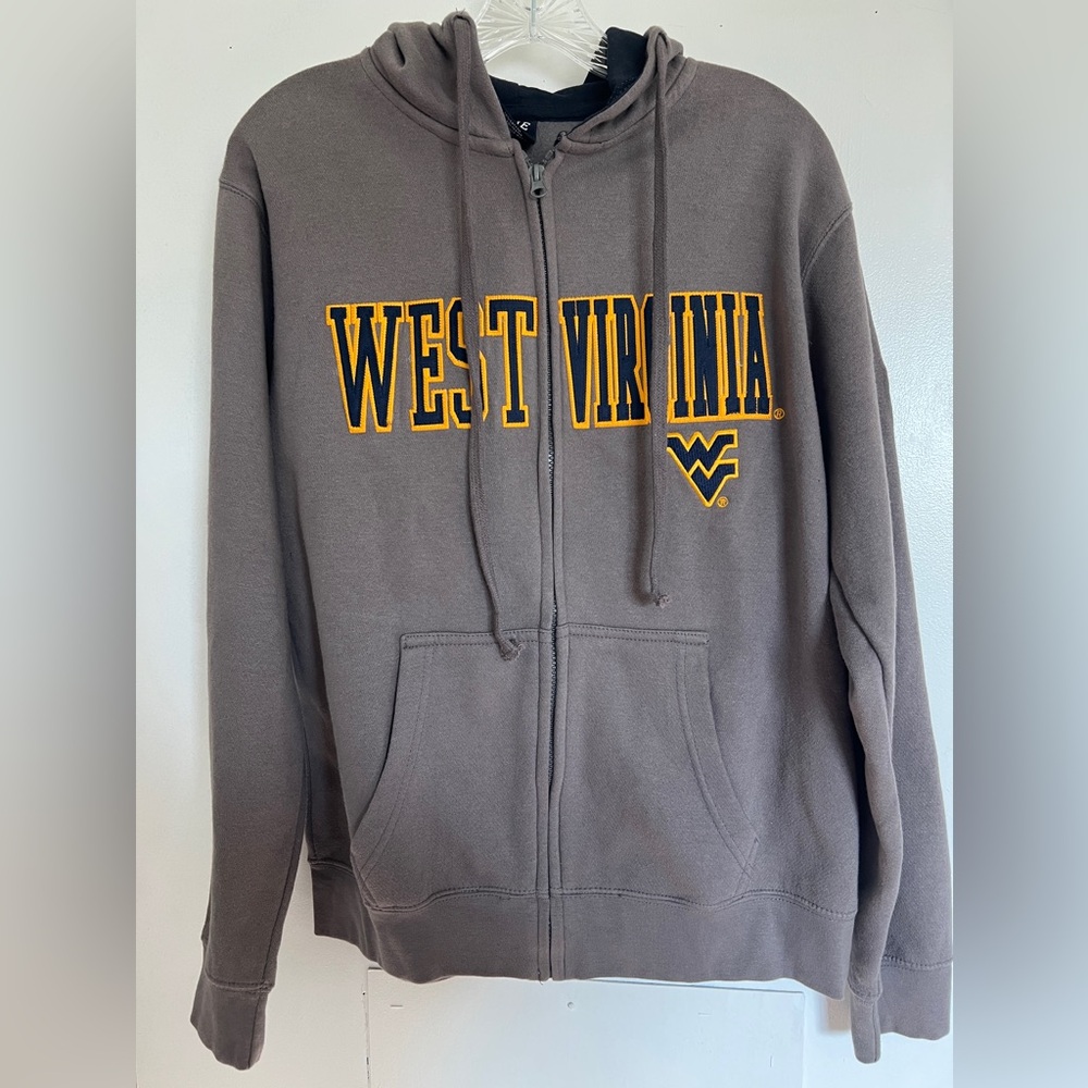 West Virginia WV- Colosseum Zippered Sweatshirt Long Sleeve Shirt Mens